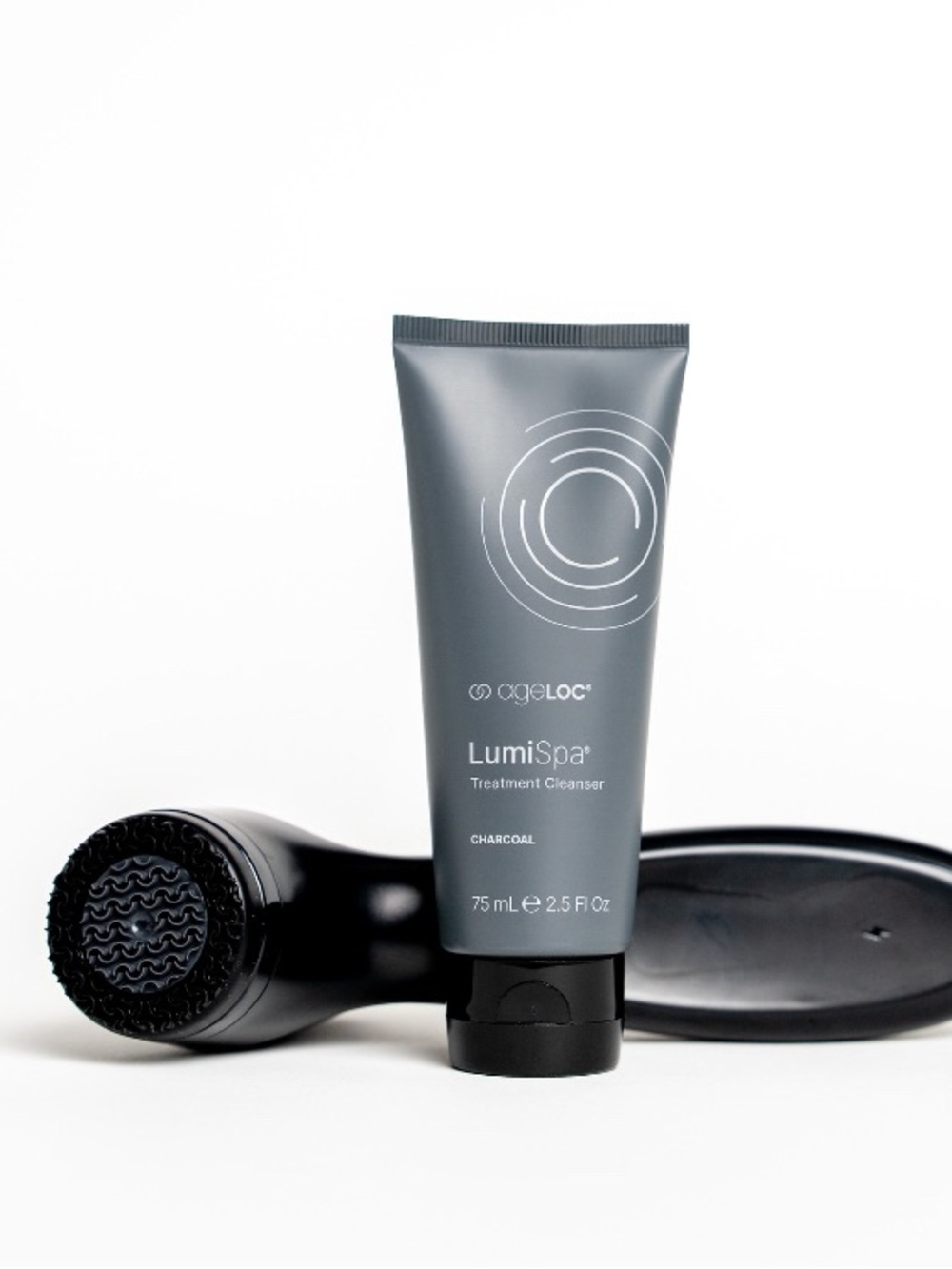New Black Lumispa iO with a Charcoal cleanser